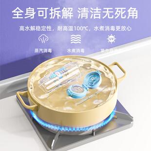 班尼兔一盖双饮儿童水杯幼儿园上学专用吸管杯小学生专用直饮杯