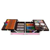 145双层铝盒水彩笔套装 儿童绘画套装 彩笔美术画画文具礼盒画笔