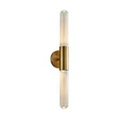 轻奢玻璃楼道大厅壁灯北欧水波纹铝型材背景墙灯床头书房装 饰灯具