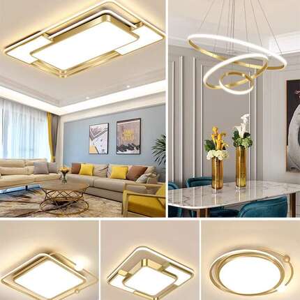 led吸顶灯客厅灯家用现代餐厅吊灯饰卧室灯 简约灯具组合全屋套装