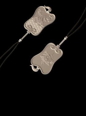 《乾坤日月山海太极扇》中式国潮吊坠国风好物一件批发