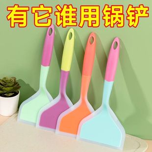 玉子烧烙饼食品级硅胶铲子不粘锅不伤炒菜耐高温家用煎鱼煎饼锅铲