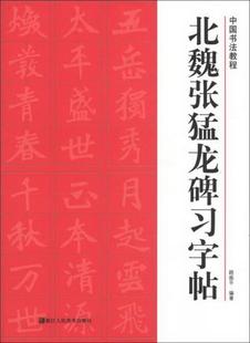 中国书法教程：北魏张猛龙碑习字帖路振平 书籍 著9787534033339 正版