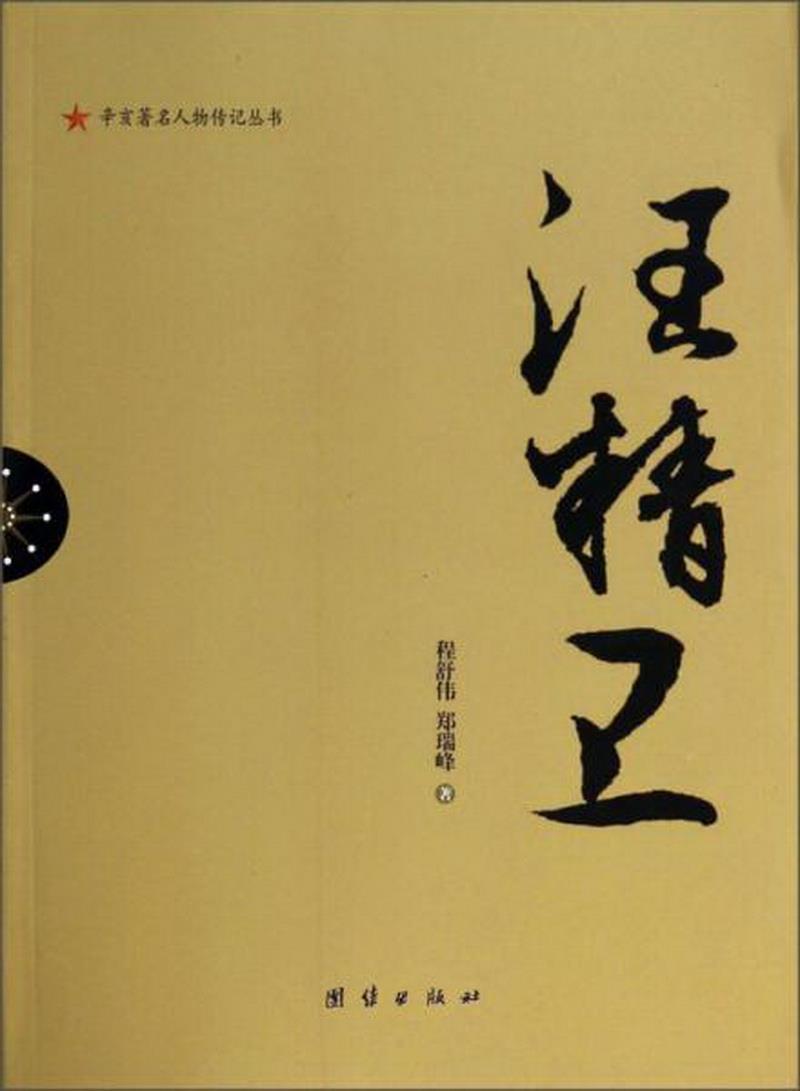 正版书籍 辛亥著名人物传记丛书：汪精卫程舒伟、郑瑞峰  著9787512603547