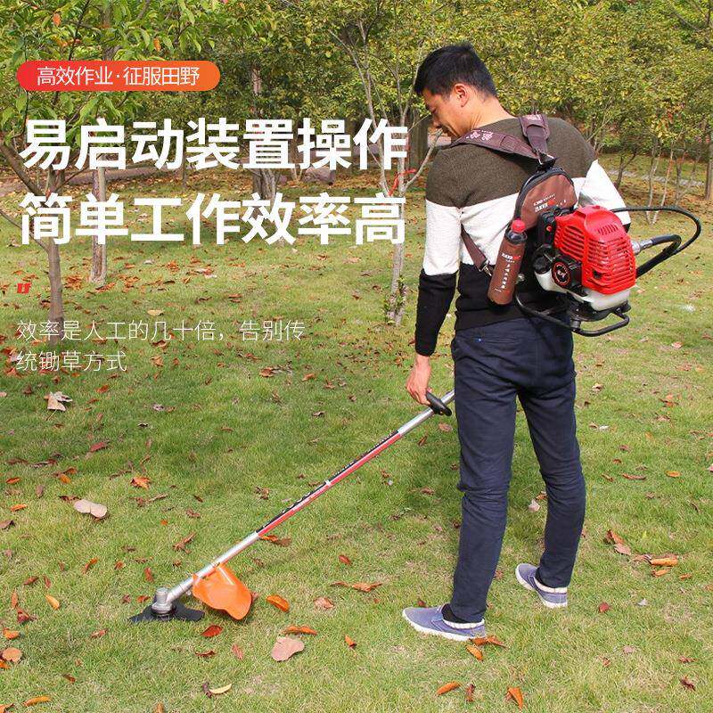 家用汽油割草机背负式小型砍草割灌机cutter两冲程锄草打草机