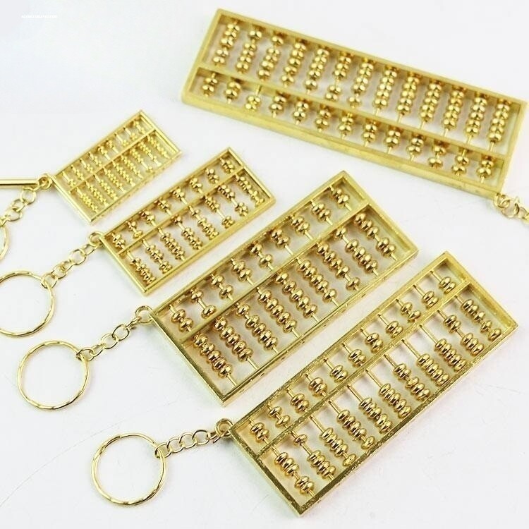 创意合金小算盘摆件迷你如意聚宝盆开业乔迁新婚礼品家居装饰礼品