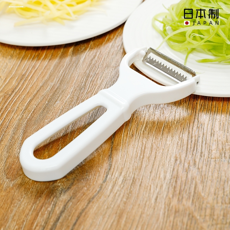 日本进口土豆丝刨丝器不锈钢黄瓜胡萝卜刨丝刀多功能切丝器擦丝器