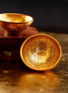 袖珍抓周碗道具宝宝周岁礼仪式袖珍小碗摆件套装