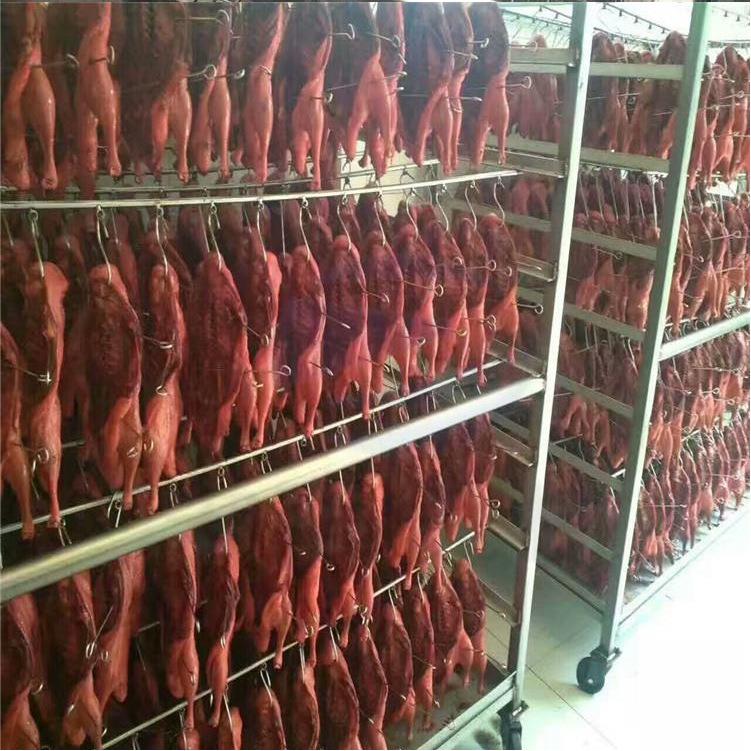 供应豆干烟熏炉 全自动红肠烟熏上色设备 三文鱼低温冷薰炉厂