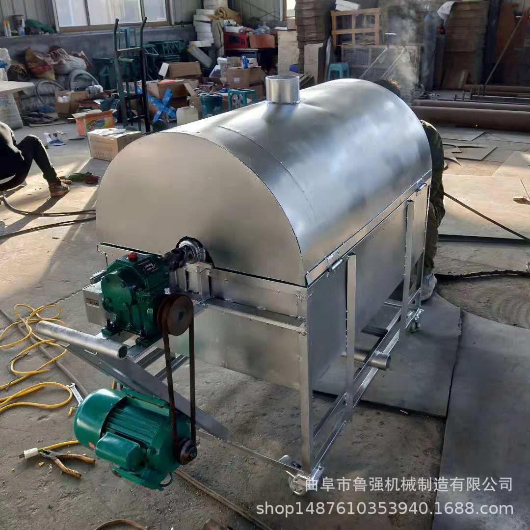 芝麻瓜子炒货机 多功能炒货机 100斤瓜子花生炒料机卧式滚筒翻炒