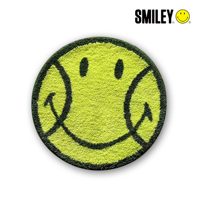 SMILEY笑脸网球地垫高颜值脚垫柔软家居地毯吸水,居家布艺,家用脚垫,淘宝优惠券,粉丝福利购,淘宝优惠卷