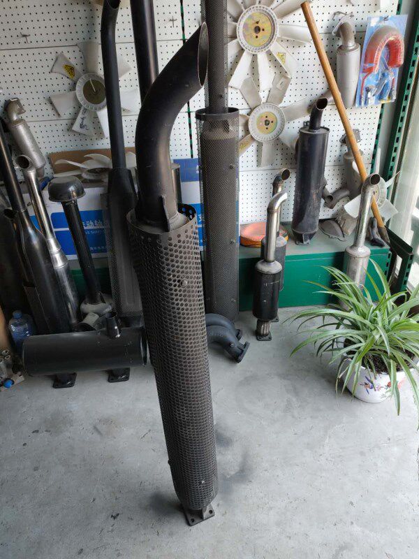 东方红原厂加厚四孔904消音器LX704/754/804/904拖拉机通用消音器