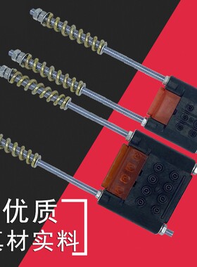 无接缝滑触线拉紧器终端接头3极4极起重机天车行车滑线紧线器配件