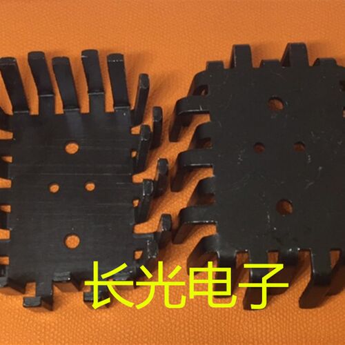 整流桥叉指TO-3P散热器202型爪形72*56*30MM四孔铁帽散热片