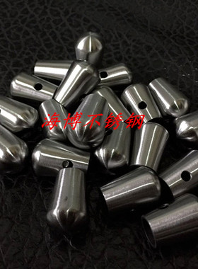 不锈钢/塑料圆钢管冒头堵头楼梯扶手封头配件连接件盖帽8101216