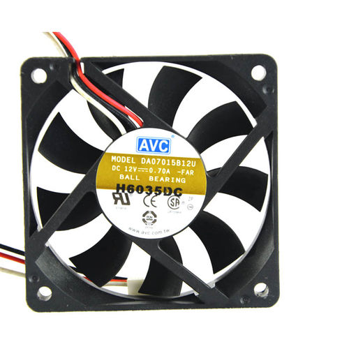 AVC DA07015B12U 12V 0.70A 7CM 7015 双滚珠 风扇 CPU 风扇