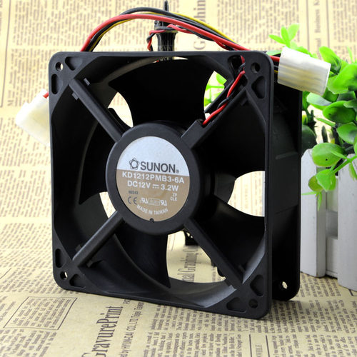 建准SUNON KD1212PMB3-6A 12V 3.2W 电脑 机箱风扇 大风量静音
