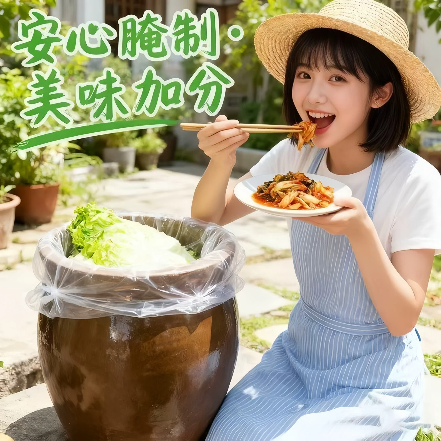 食品级透明加厚防潮腌制袋