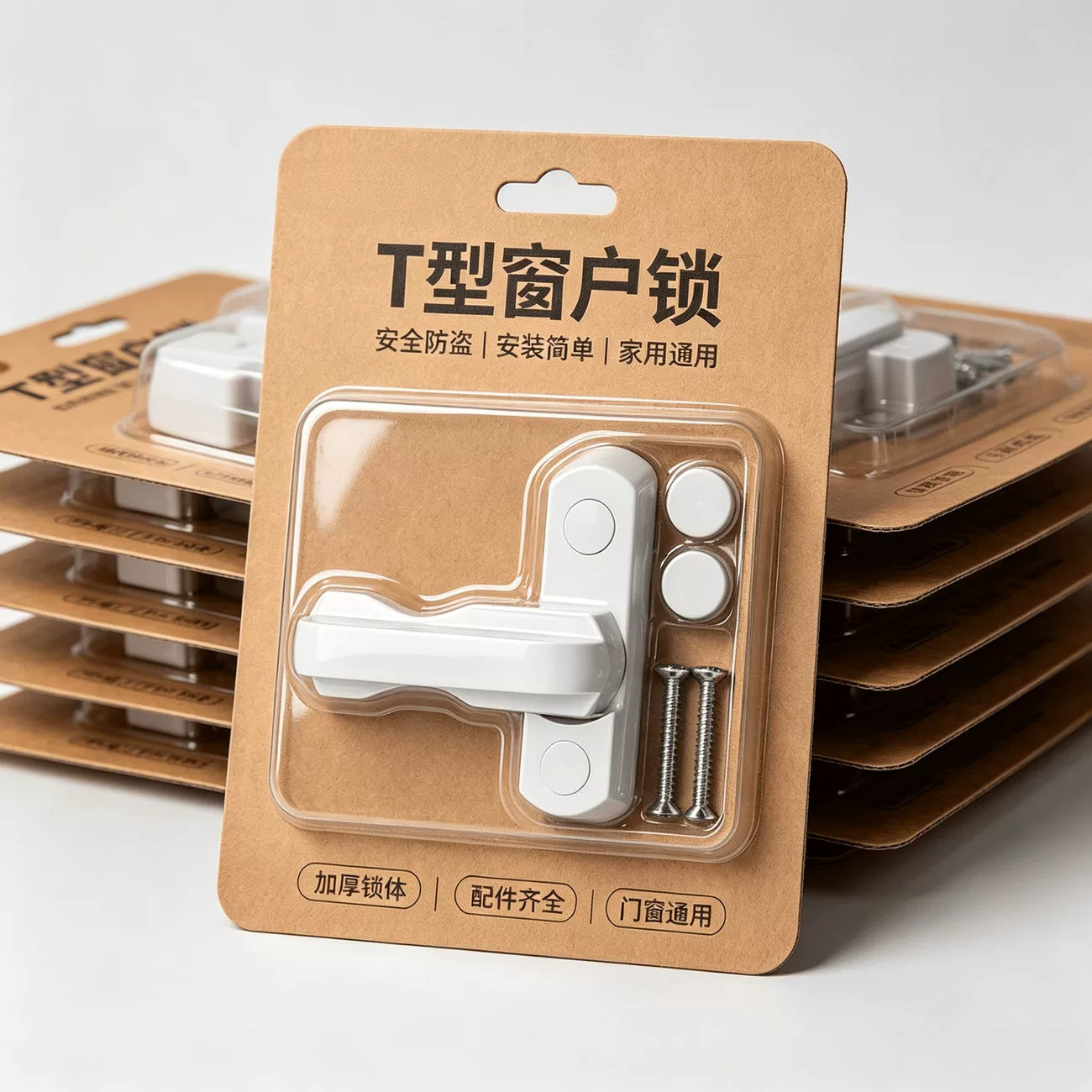 塑钢平开窗防盗安全锁扣