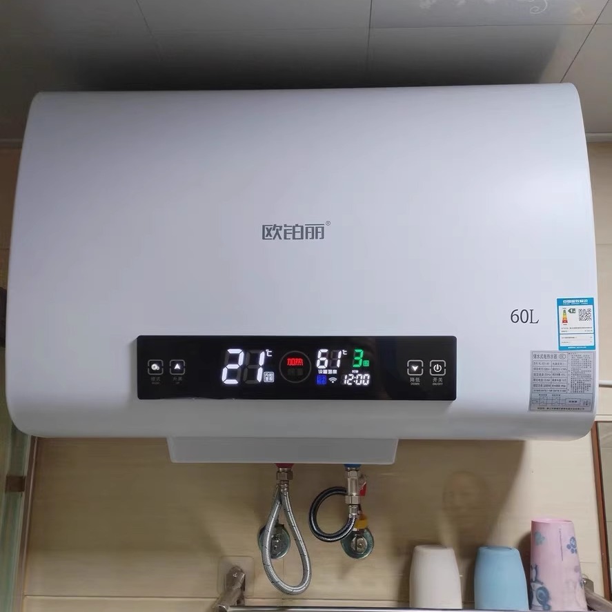 欧铂丽电热水器家用卫生间洗澡储水式小型60L80L100L速热特价出租