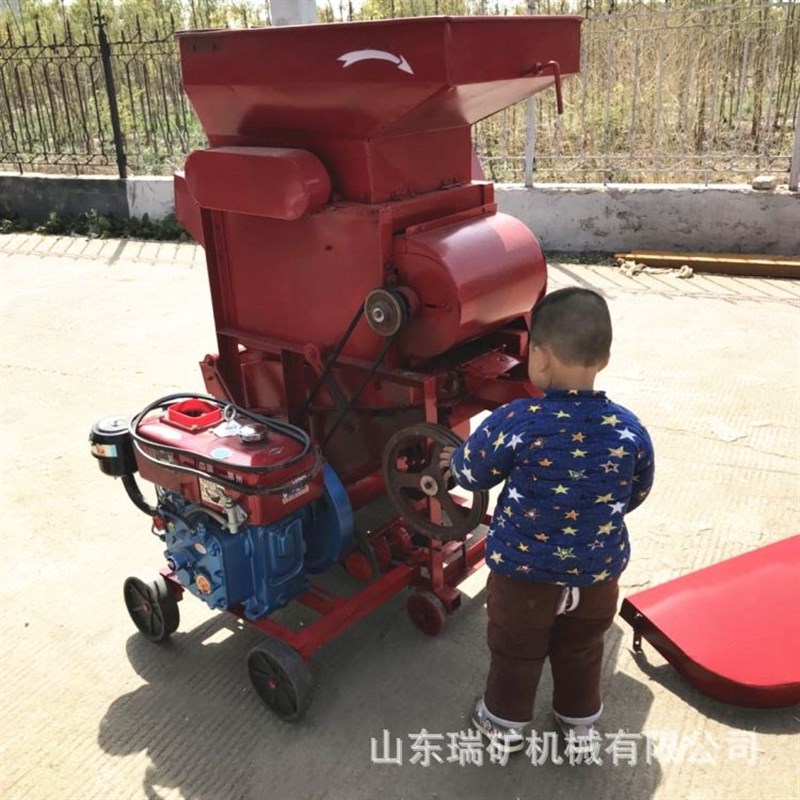 防尘花生脱壳机油坊榨油花生剥壳机家用花生脱粒机生产花生去壳机