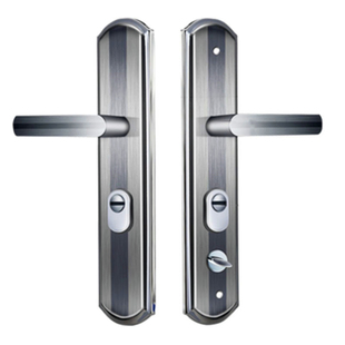 不锈钢面板锁防盗门锁天地锁面板把手防盗门天地门锁面板锁门锁具