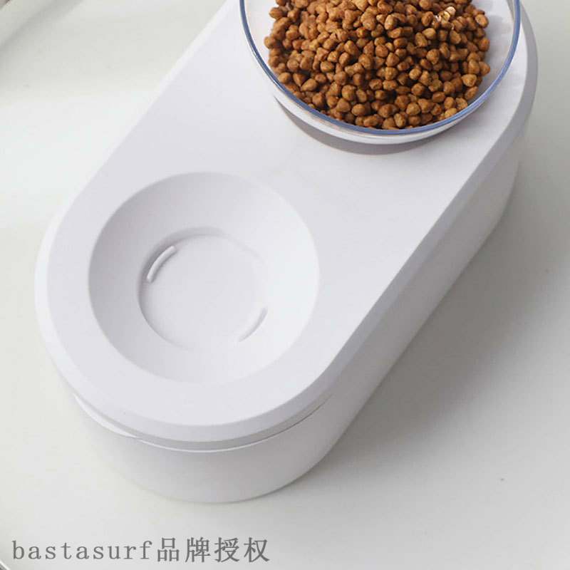 Simple wind transparent pet bowl  bowl dog bowl grain st