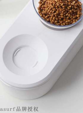 Simple wind transparent pet bowl  bowl dog bowl grain st