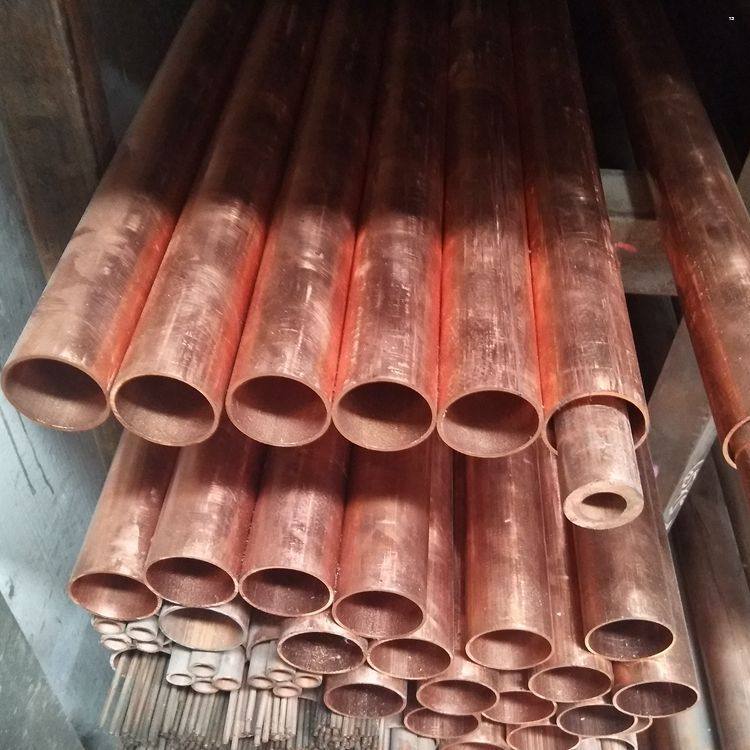 T2 紫铜管10mm-300mm 软态盘圆硬态直条纯铜管空心空调紫铜圆管