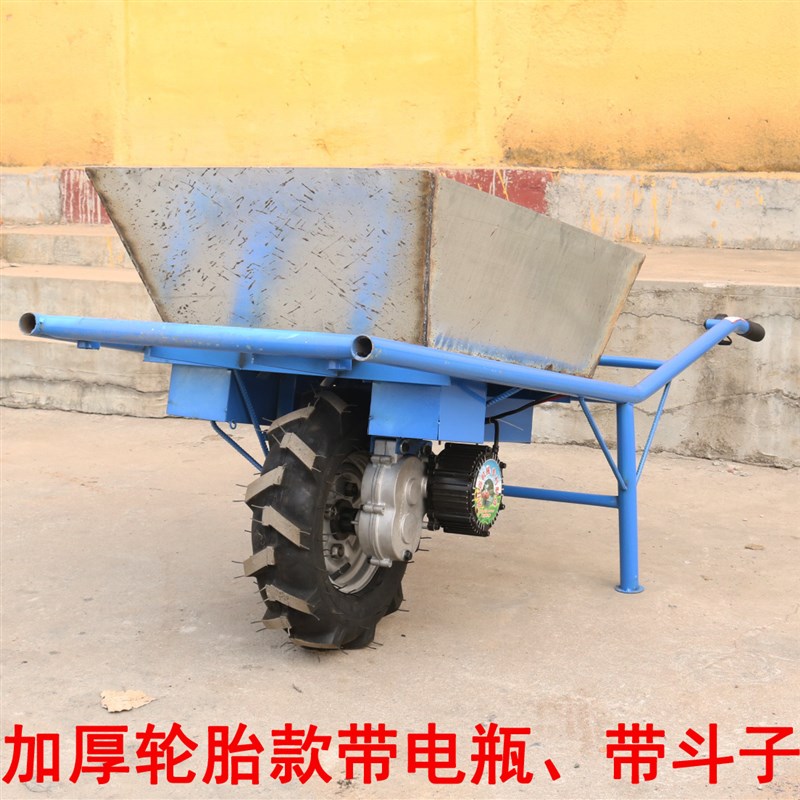 新品车小推d车运输车手扶q山地单轮山车养殖场农用机械手推车单轮