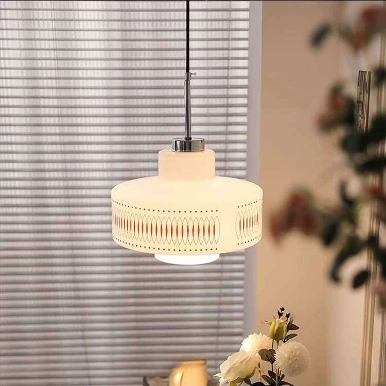 跨境玻璃吊灯蛋白石烤花中古复古氛围灯高级感卧室餐厅吧台阳台灯,纺织面料/辅料/配套,纺织机械配件,淘宝优惠券,粉丝福利购,淘宝优惠卷