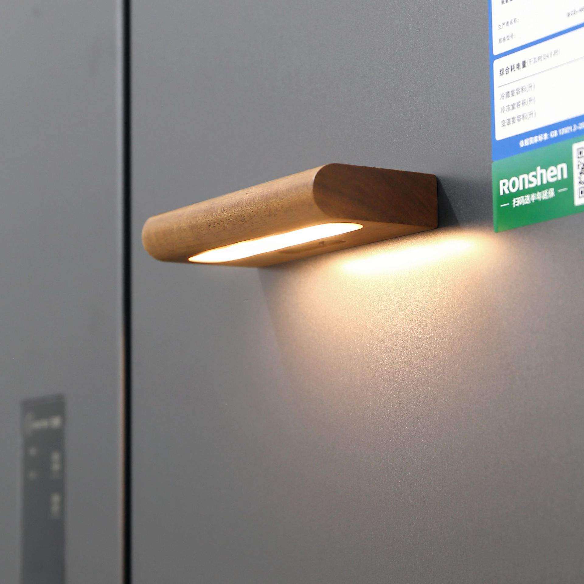 跨境太阳能LED感应灯阳台入户免打孔夜灯充电实木免布线磁吸壁灯,纺织面料/辅料/配套,纺织机械配件,淘宝优惠券,粉丝福利购,淘宝优惠卷