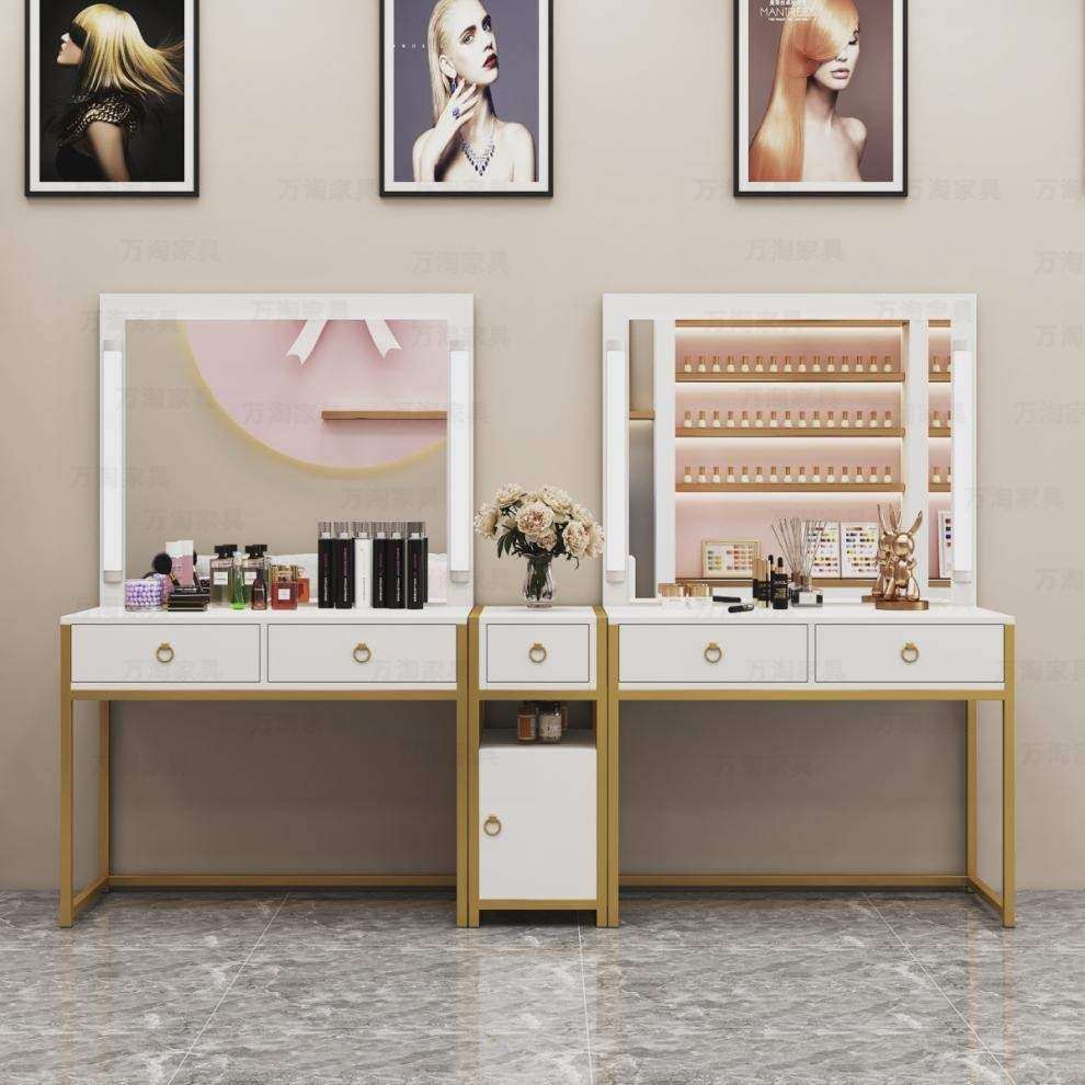 现代简约梳妆台专业理发店院化妆桌专用新款卧室化妆台小户型,纺织面料/辅料/配套,纺织机械配件,淘宝优惠券,粉丝福利购,淘宝优惠卷