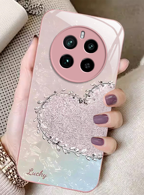 适用真我gt5pro手机壳realmegt6玻璃gtneo2高级感v23i女款gt2全包防摔GT大师探索版opporealmeq5pro爱心钻石