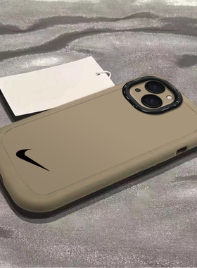 适用苹果15Promax手机壳14plus硅胶13mini简约iphone12新款11潮牌倒勾xR情侣全包8plus保护套7防摔6s软壳se23