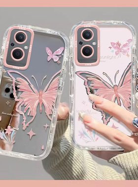 PFUM10手机壳PHA120套OPPOPFUM新款OPPOPHA镜面opp0pp0ppo外壳A965GA96全包OPPOA防摔ppoa男女opρoa粉底蝴蝶