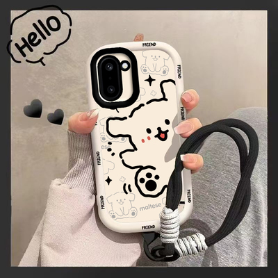 适用一加Ace6T手机壳1加Aec6T保护套PLR110新款OPPO液态硅胶镜头全包防摔1+AC6T专用外壳OPPOAce男女黑猫白狗