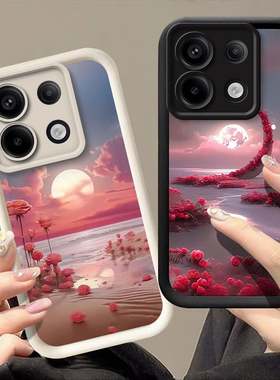 适用OPPOReno13手机壳Reno13Pro保护套reno13OPPO新款5GOPOP硅胶OPReno外壳OPPReno全包防摔男女OPO花海月亮