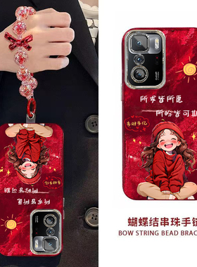 新年所求皆所愿红米NOTE10PRO-5G手机壳新款保护套男女高级感春节红色专用外壳镜头全包防摔过年喜庆中国风