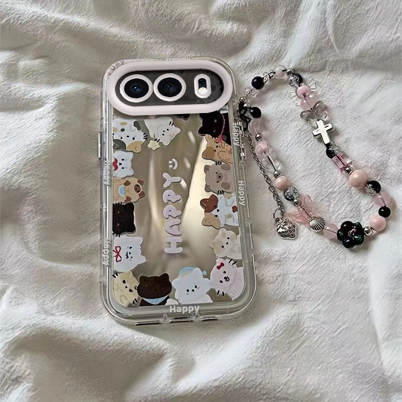 适用荣耀500手机壳HONOR500Pro保护套华为新款化妆镜面镜头全包防摔专用外壳H0N0R500Pr0Por新品男女小猫小狗