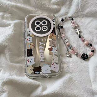 适用OPPOK13s手机壳K13s5G保护套OPPO新款镜子镜面软壳镜头全包防摔高级感OPOOK外壳OPK0PP0OPPK男女小猫小狗