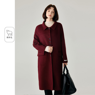 【高级感双面呢大衣】25秋冬季新长秋冬款羊毛大衣气质呢外套大衣