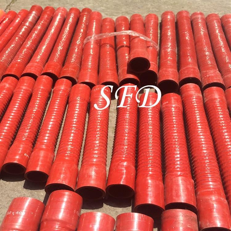 新品汽车进气 钢丝夹布硅胶管波纹管 水管连接 内径60 耐高温空气