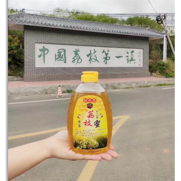 高州深山农家土蜂巢蜜液态瓶装500g荔枝蜜龙眼蜜纯正特靓级蜂蜜