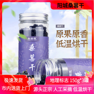 山西晋城特产阳城桑葚干150g*3罐华北桑蚕之乡人工采摘低温烘干