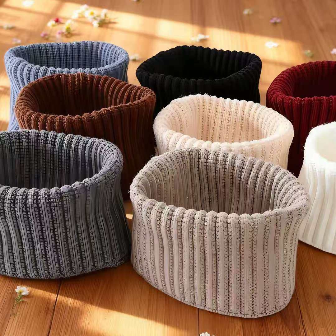 秋冬加绒脖套男女围脖假领围巾