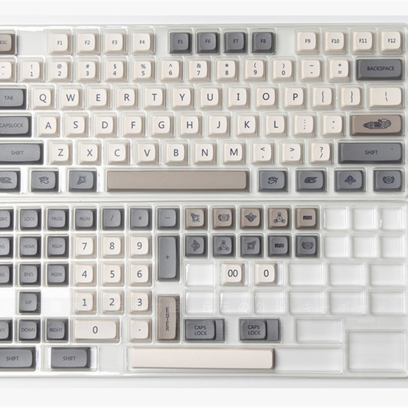 现货DA Profile 120 PBT Keycap DYE-SUB Persoalized Miimalist