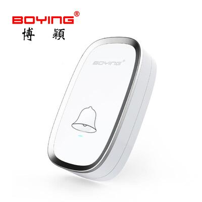 白色A101-一拖二无线门铃家用交数码叫音2乐门流铃老人呼器