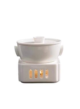 陶蜡烛加热炖盅位上翅盅Z1204盅温双耳盅佛跳瓷墙汤保高档会所特