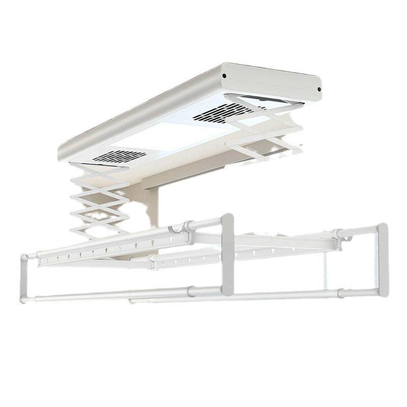 264家用能电动晾架无线遥控衣杆照明烘干语音伸缩衣衣智杆消毒晾